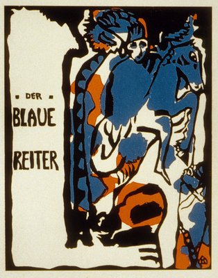 Umschlag des Blauen Reiter Almanachs, 1912